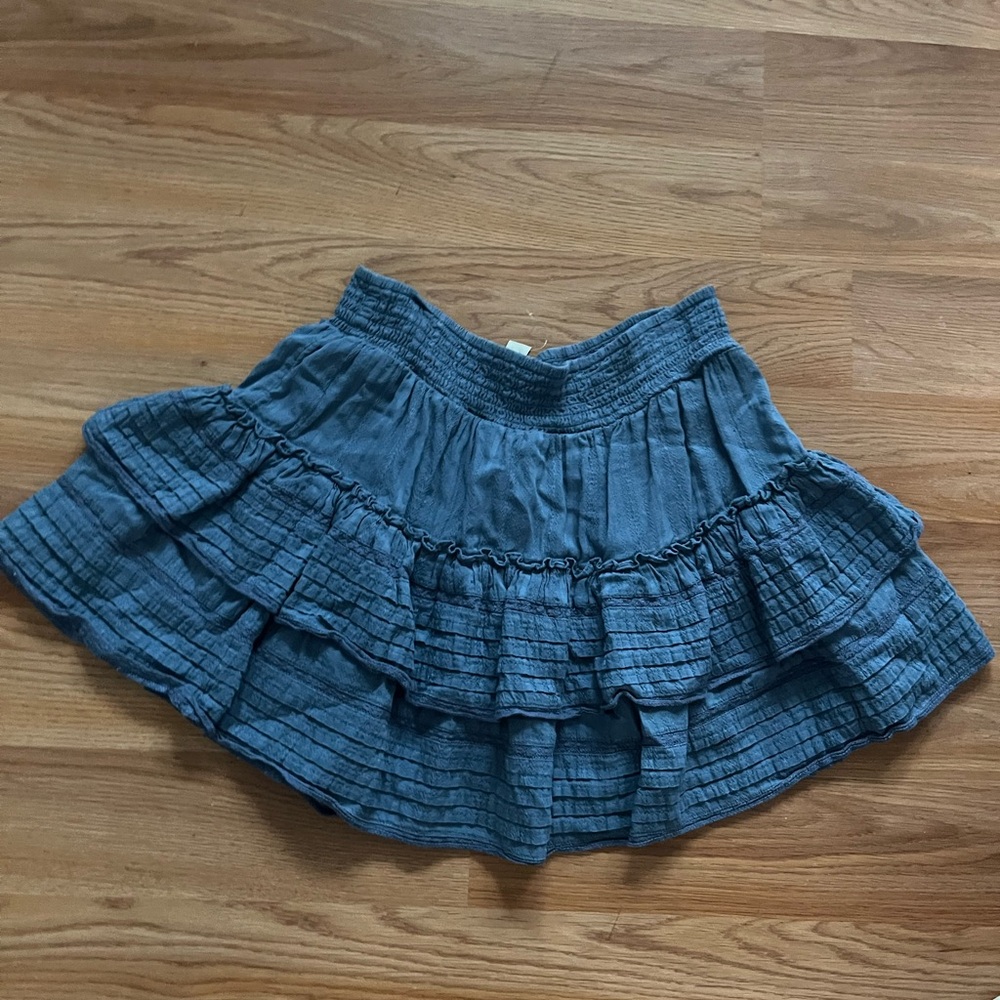 American Eagle Outfitters Blue Bubble Mini Skirt